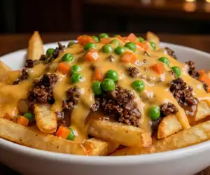 Shepard Fries with Rarebit