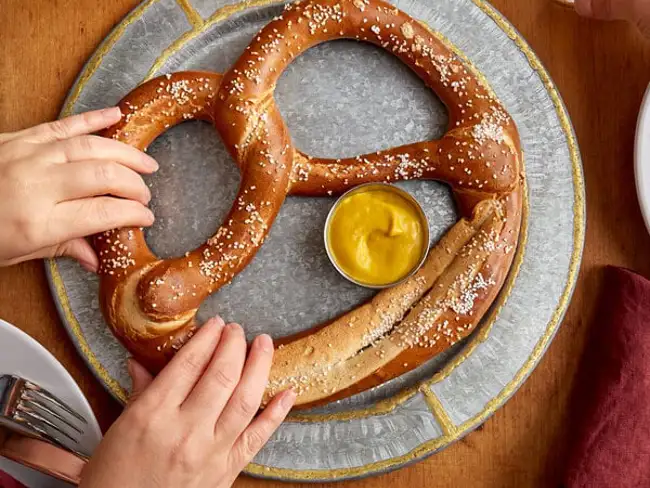 Soft Pretzel with Rarebit